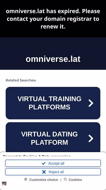 Screenshot of omniverse.lat