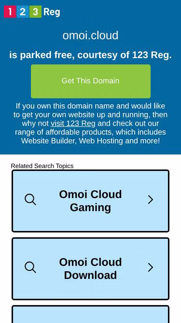 Screenshot of omoi.cloud