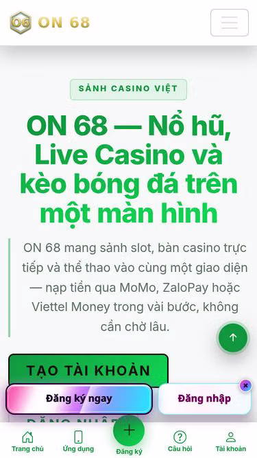 Screenshot of on68.fyi