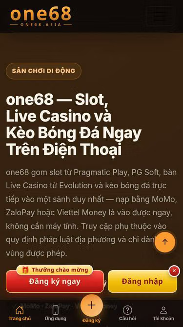Screenshot of one68.asia