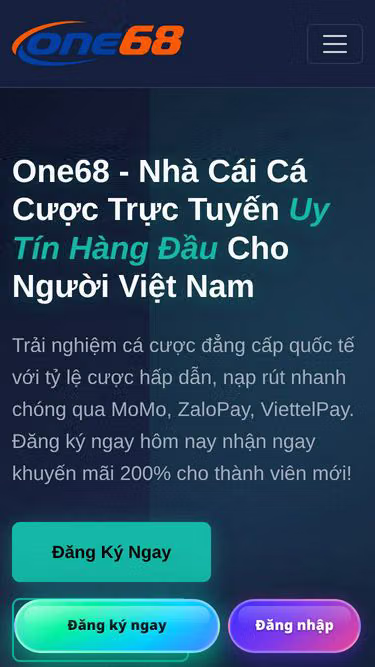 Screenshot of one68.my