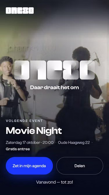 Screenshot of one80.nl