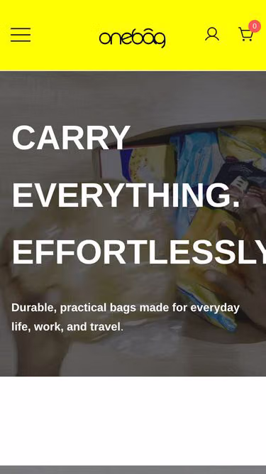 Screenshot of onebag.ng