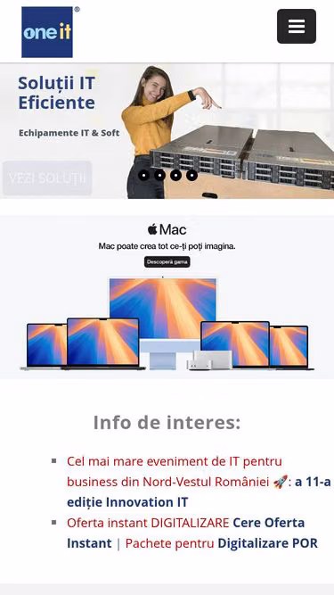 Screenshot of oneit.ro