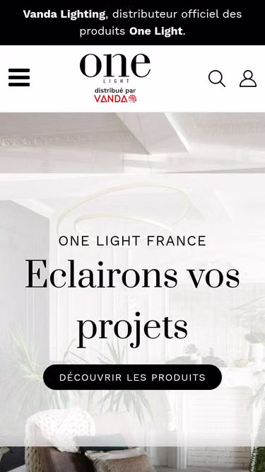 Screenshot of onelight.fr