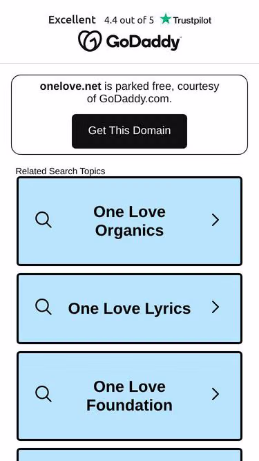 Screenshot of onelove.net