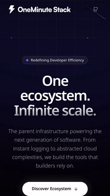 Screenshot of oneminute.run