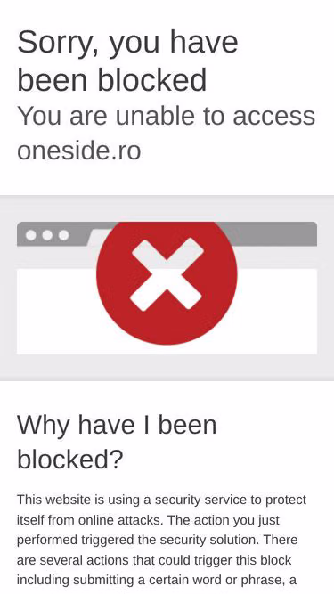 Screenshot of oneside.ro