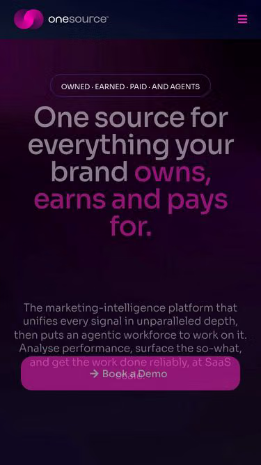 Screenshot of onesource.marketing