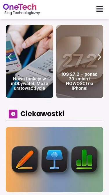 Screenshot of onetech.pl