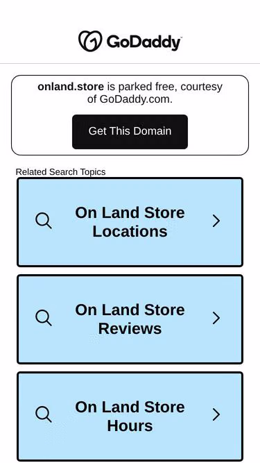 Screenshot of onland.store