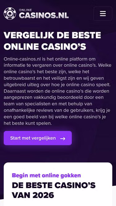 Screenshot of online-casinos.nl