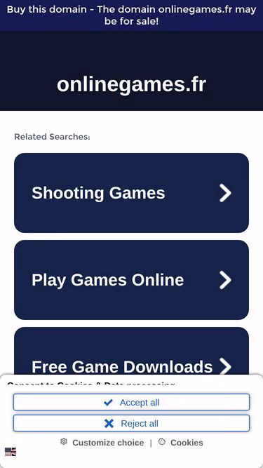 Screenshot of onlinegames.fr