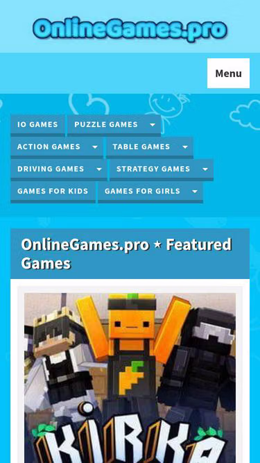 Screenshot of onlinegames.pro