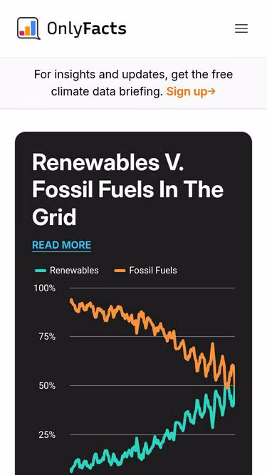 Screenshot of onlyfacts.au