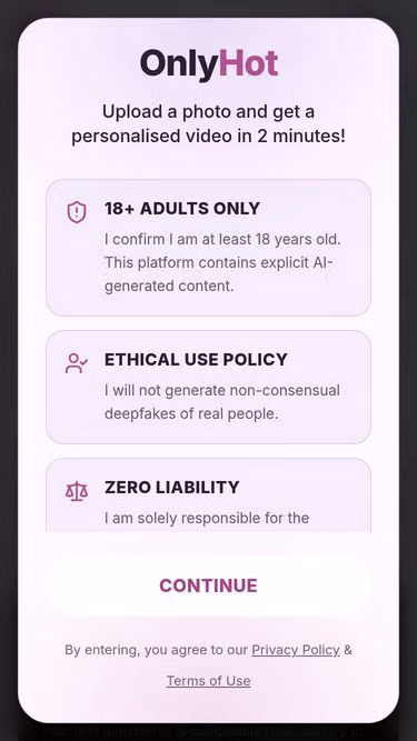 Screenshot of onlyhot.fun