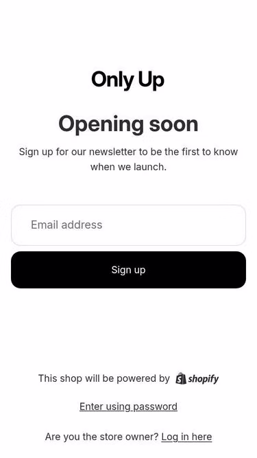 Screenshot of onlyup.design