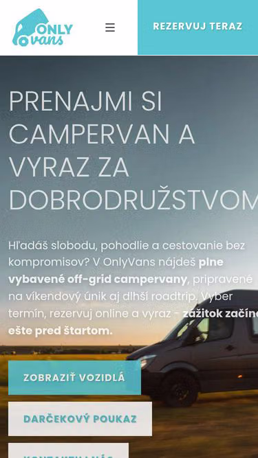 Screenshot of onlyvans.sk