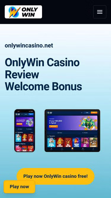 Screenshot of onlywincasino.net