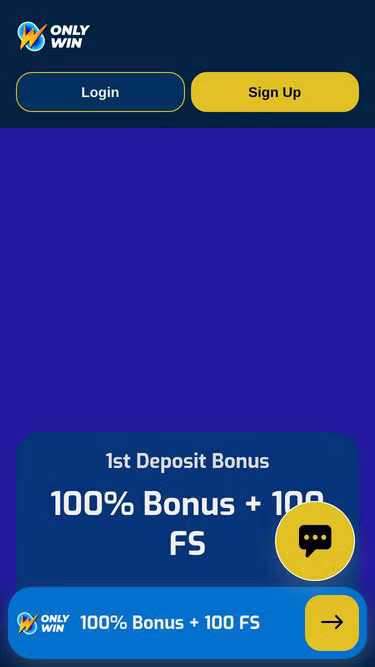Screenshot of onlywincasino.org
