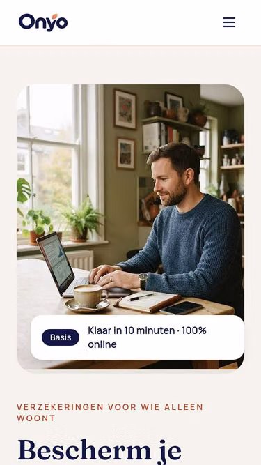 Screenshot of onyo.be