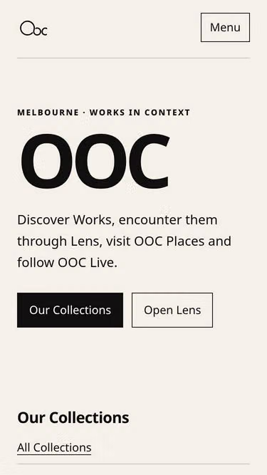 Screenshot of ooc.melbourne