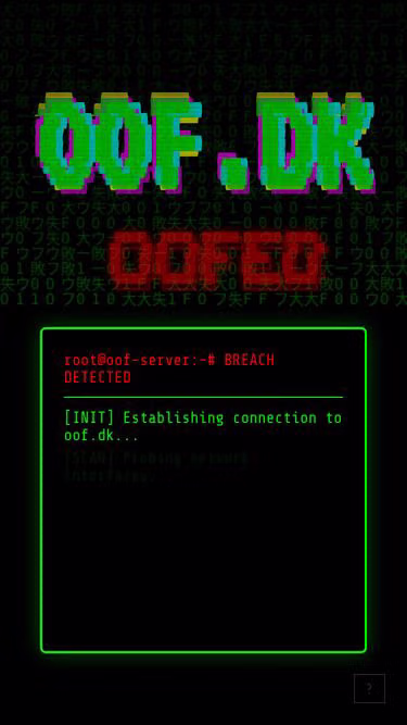 Screenshot of oof.dk