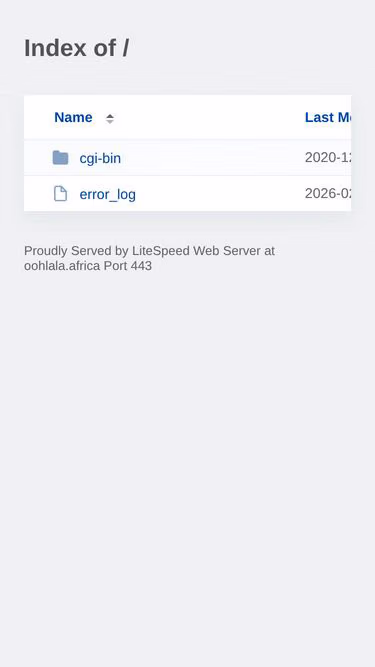 Screenshot of oohlala.africa