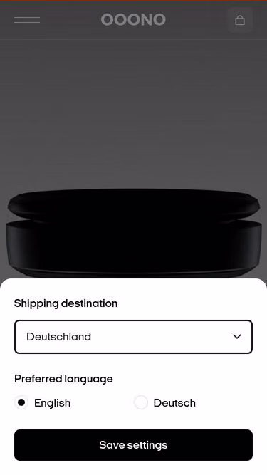 Screenshot of ooono.de