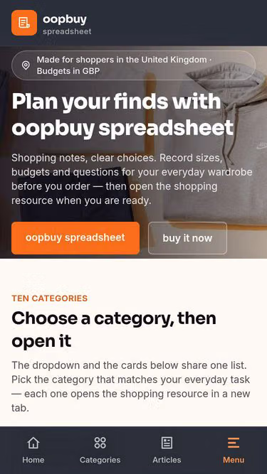 Screenshot of oopbuyse.click