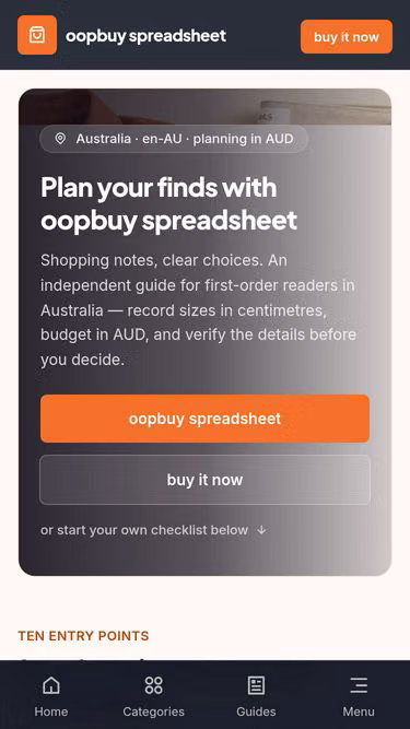 Screenshot of oopbuyse.living