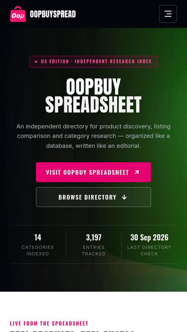 Screenshot of oopbuyspread.best