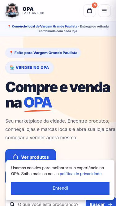 Screenshot of opa.lat