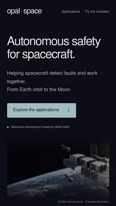 Screenshot of opal.space