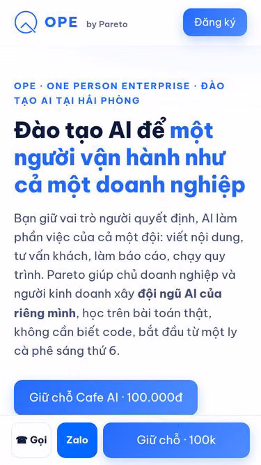 Screenshot of ope.vn