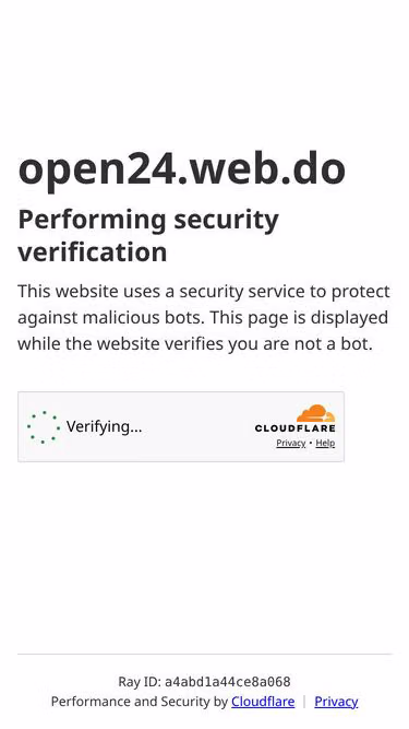 Screenshot of open24.web.do