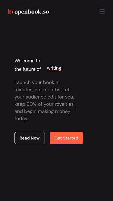 Screenshot of openbook.so