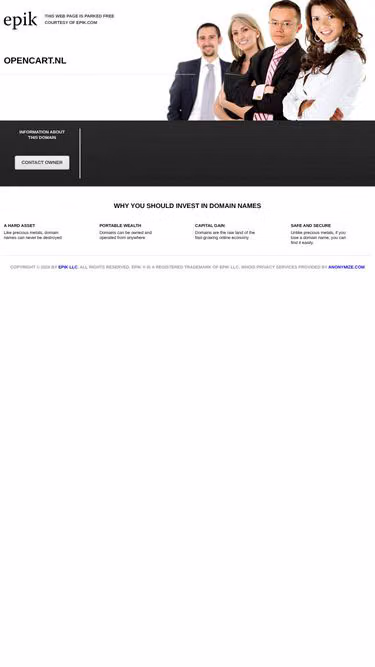 Screenshot of opencart.nl