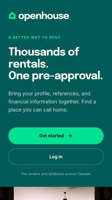Screenshot of openhouse.rent