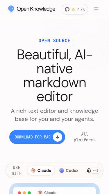 Screenshot of openknowledge.com