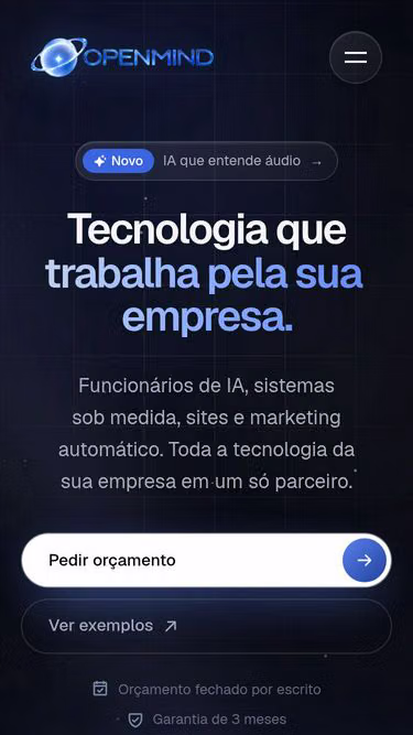 Screenshot of openmind.dev.br