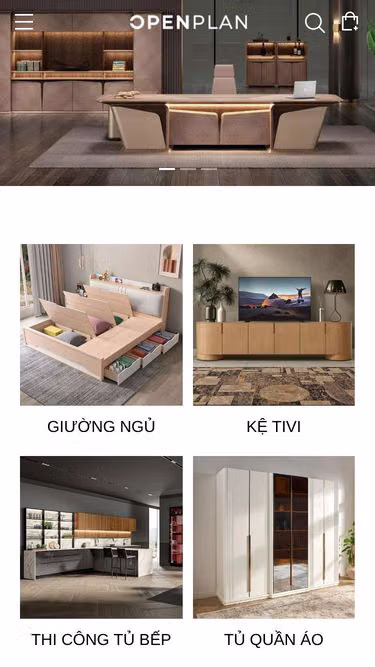 Screenshot of openplan.com.vn