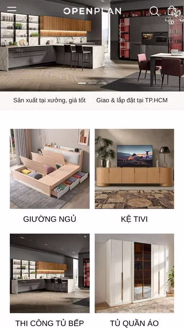 Screenshot of openplan.vn