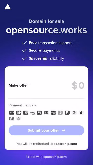 Screenshot of opensource.works