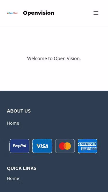 Screenshot of openvision.co.uk