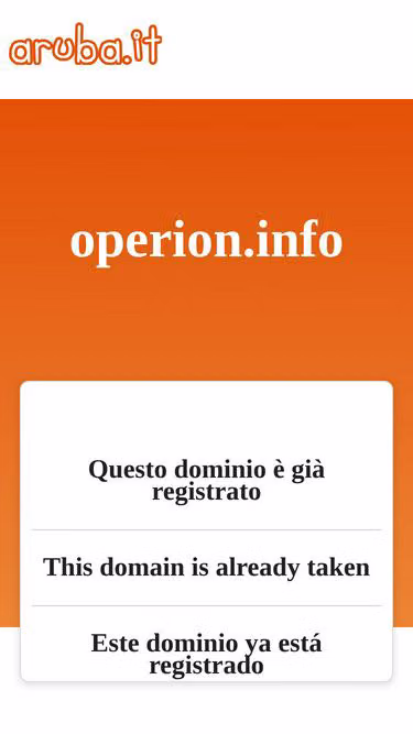 Screenshot of operion.info