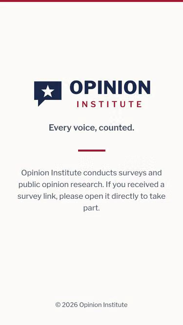 Screenshot of opinion.institute
