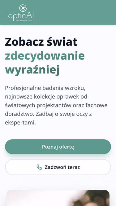Screenshot of optical.com.pl