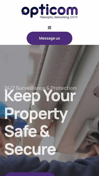 Screenshot of opticom.com.pk