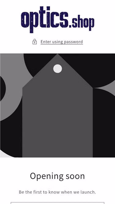 Screenshot of optics.shop